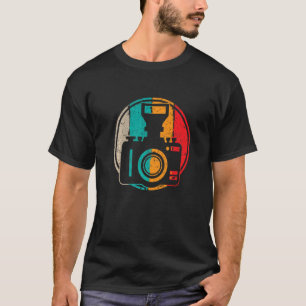 T-shirt Photographie Caméra Photographe Caméra Rétro Photo