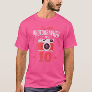 T-shirt Photographie Ce Petit Photographe A 10 Ans P
