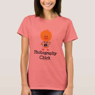 T-shirt Photographie Chick Ringer Tee