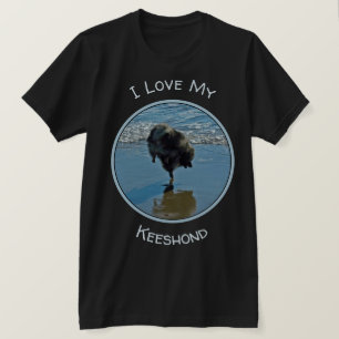 T-shirt Photographie de ballet de Keeshond - art original