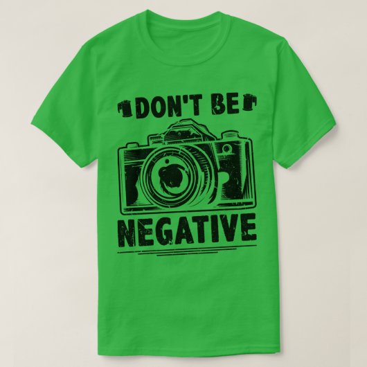 T-shirt Photographie de caméra (Design devant)