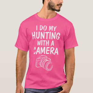T-shirt Photographie de chasse à calembour