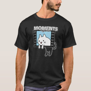 T-shirt Photographie de chat Moments de photo capturés