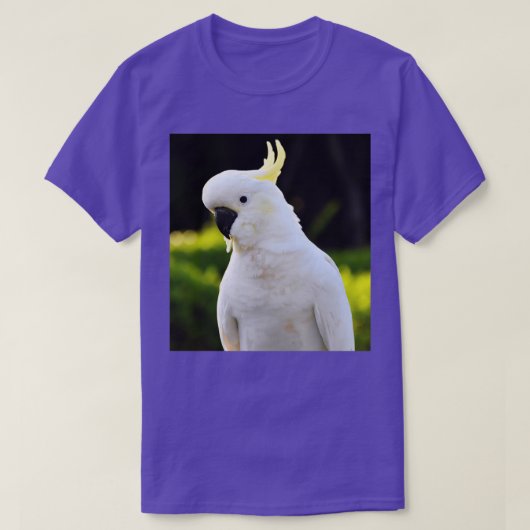 T-shirt Photographie de Cockatoo au soufre concassé (Design devant)