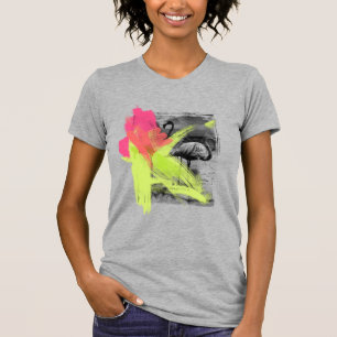 T-shirt Photographie de flamant rose de plage à coup de pi