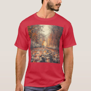 T-shirt Photographie de forêt Chemins de forêt Scandinave