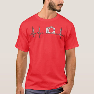 T-shirt Photographie de Heartbeat J'adore photographier