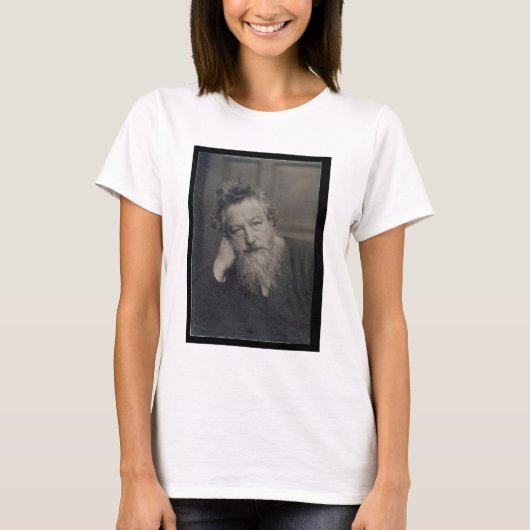 T-shirt Photographie de portrait de William Morris (Devant)