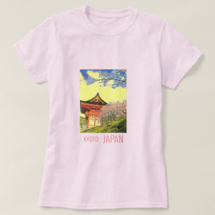 T-shirt photographie de voyage de fleurs de cerisier du Ja