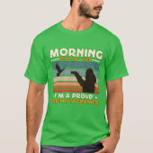 T-shirt Photographie d'oiseaux Le matin n'est pas Myime Oi (Devant)