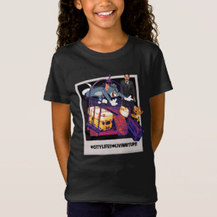 T-Shirt Photographie d'un accident de bagages Tom & Jerry