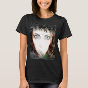T-shirt Photographie filtrée Portrait Femme Sticker d'horr