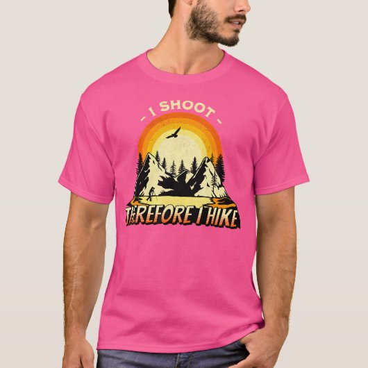T-shirt Photographie Lover Randonnée Camping (Devant)