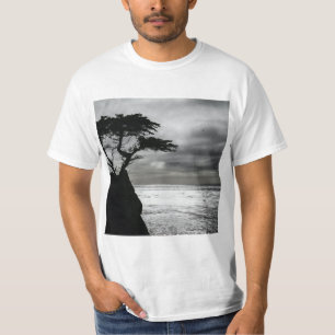T-shirt Photographie nature noir et blanc
