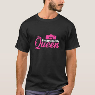 T-shirt Photographie Pour Femmes Filles Photographe Caméra