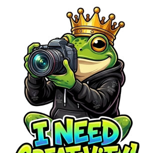 T-shirt Photographie Roi Grenouille - J'ai Besoin de Créat