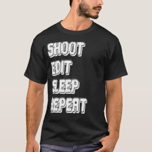 T-shirt Photographie Tirage Modifier le sommeil Répéter
