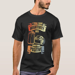 T-shirt Photographie vintage Vieux Caméra Vieux Reel Photo
