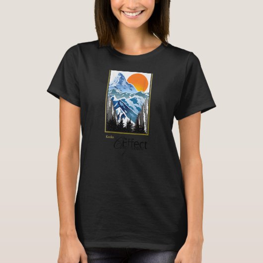 T-shirt Photography term graphic Compression effect winter (Devant)