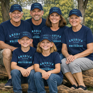 T-shirt Photos de famille du 4 juillet en groupe à personn