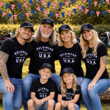 Photos de famille du 4 juillet Nés pour rouler en 
