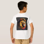 T-shirt Photos de Lion T-Shart (Dos entier)