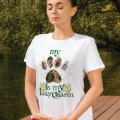 T-shirt Photos Paw Personnalisées Chien Saint Patrick's Da