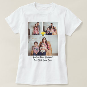T-shirt Photos personnalisées/ Abeille noire jaune