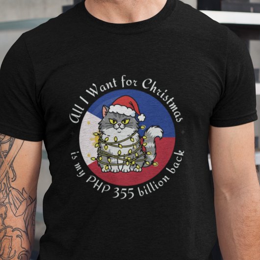 T-shirt PHP 355 Billion Christmas Philippines Corruption