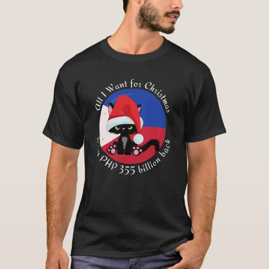 T-shirt PHP 355 milliards Noël Philippines (Devant)