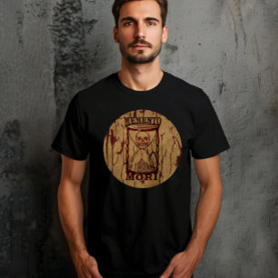 T-shirt Phrase latin - Saisir Le Jour - Crâne Memento Mori