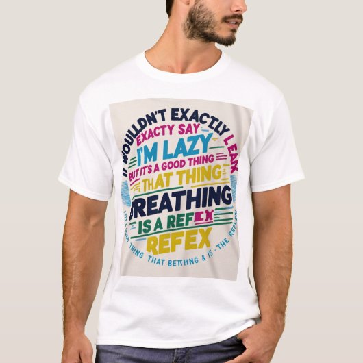 T-shirt Phrases amusantes (Devant)