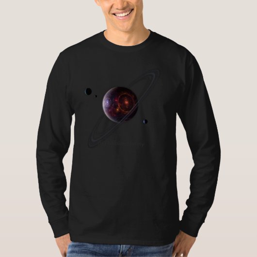 T-shirt Phraxis_T - long noir de douille (Devant)
