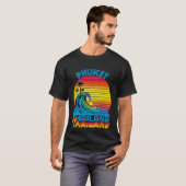 T-shirt Phuket Thailand Retro Throwback Surf & Beach Souve (Devant entier)