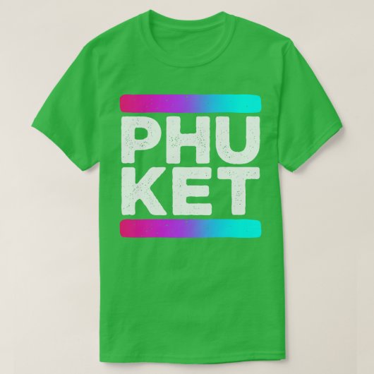 T-shirt Phuket Thaïlande (Design devant)