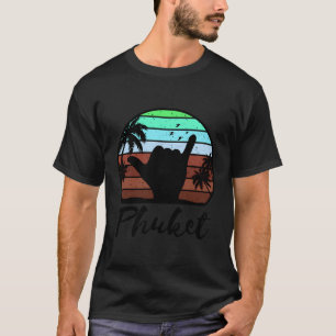 T-shirt Phuket Vintage Sunset Thaïlande