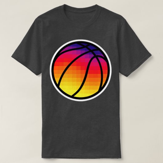 T-shirt PHX Sunset Basket Blanc (Design devant)