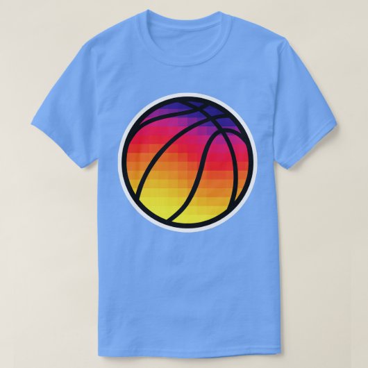 T-shirt PHX Sunset Basket Noir (Design devant)
