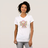 T-shirt Phyllodes Tumor Sensibilisation Ruban Angel Chemis (Devant entier)