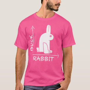 T-shirt Physi de Geek des Maths Illusion du Canard Lapin d