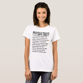 T-shirt Physiatre (Devant entier)