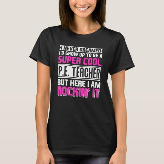 T-shirt Physical Education PE Teacher Back To School (Devant)