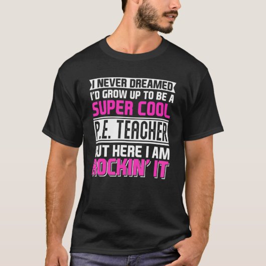 T-shirt Physical Education PE Teacher Back To School (Devant)