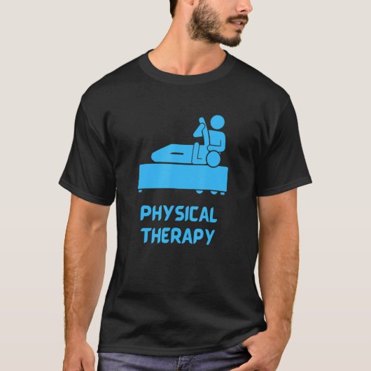 T-shirt Physical Therapy, Physiotherapy (Devant)