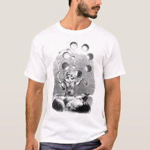 Physicien jonglant avec les planètes