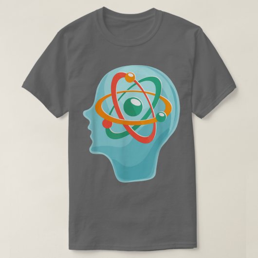 T-shirt Physicien Science Atom Electrons Scientifique Quan (Design devant)