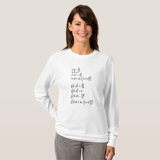 T-shirt Physics Formula (Devant entier)