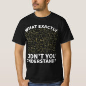 T-shirt Physics , Funny Science Teacher Or Student  (Devant)