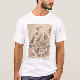 T-shirt Physiologie humaine comme Kabuki