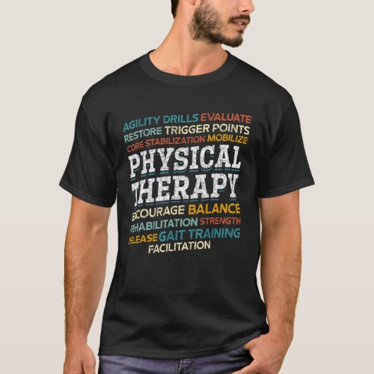 T-shirt Physiothérapie Physiothérapeute Pta Physiothérapie (Devant)